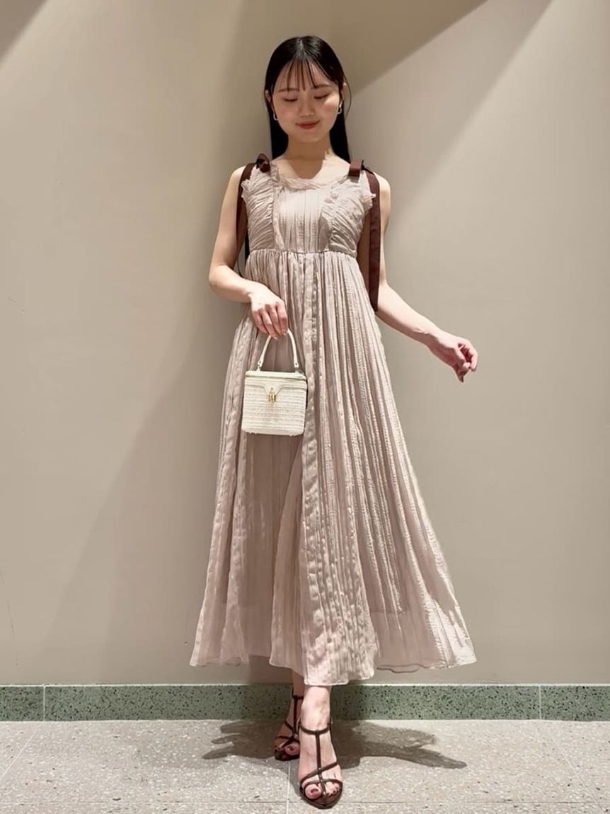 SNIDEL「シアーシフォンワッシャーワンピース」|ワンピース|