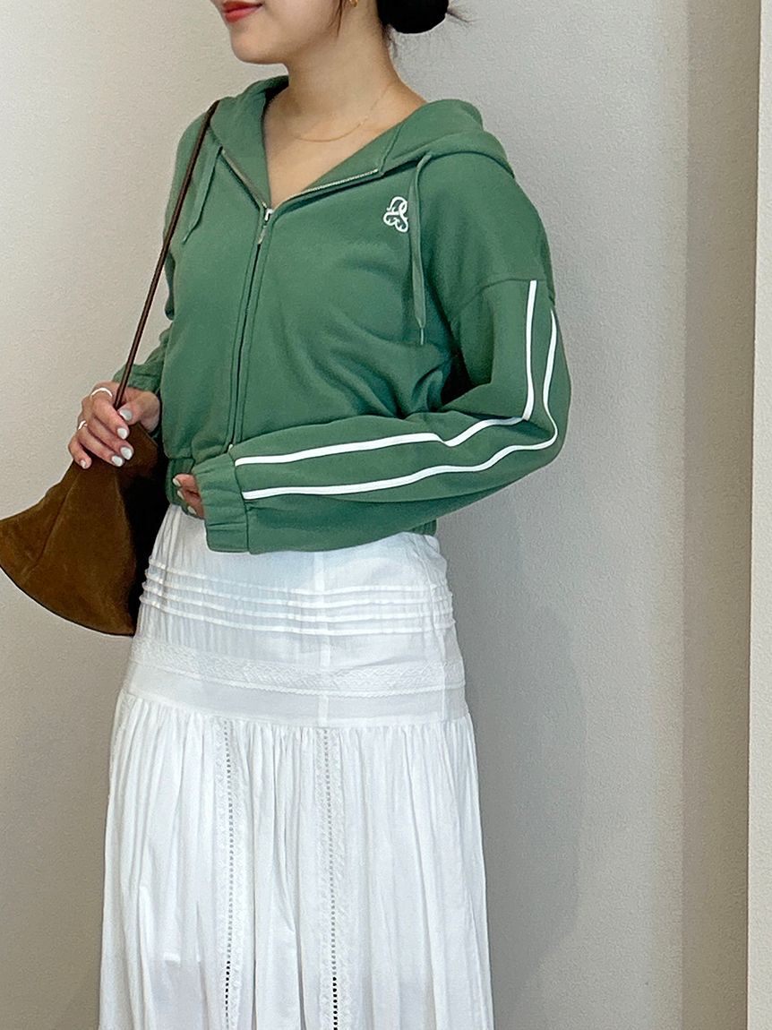 SNIDEL「【WEB限定カラーあり】UVカットフーディパーカー」|パーカー|GRN