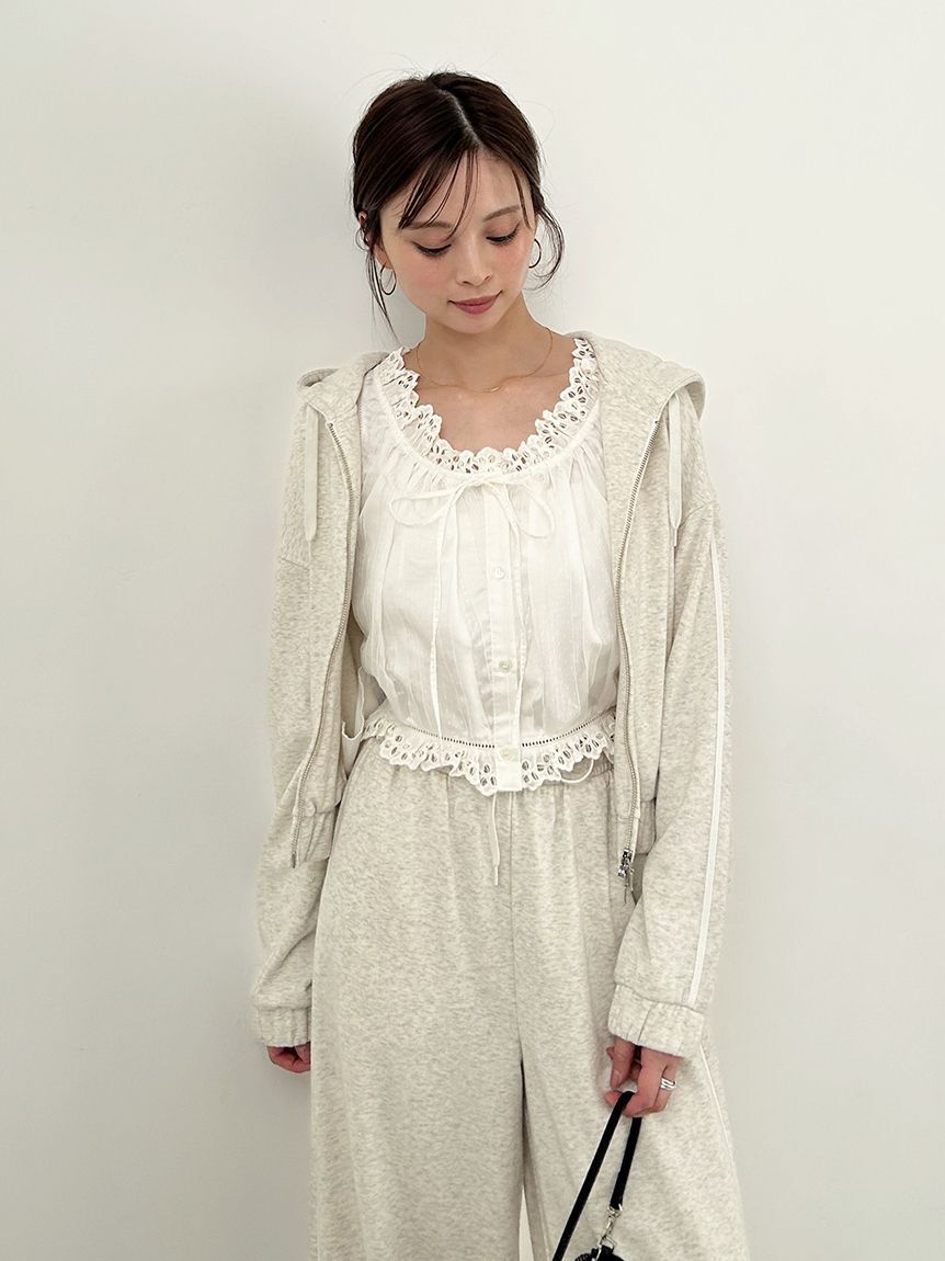 SNIDEL「【WEB限定カラーあり】UVカットフーディパーカー」|パーカー|