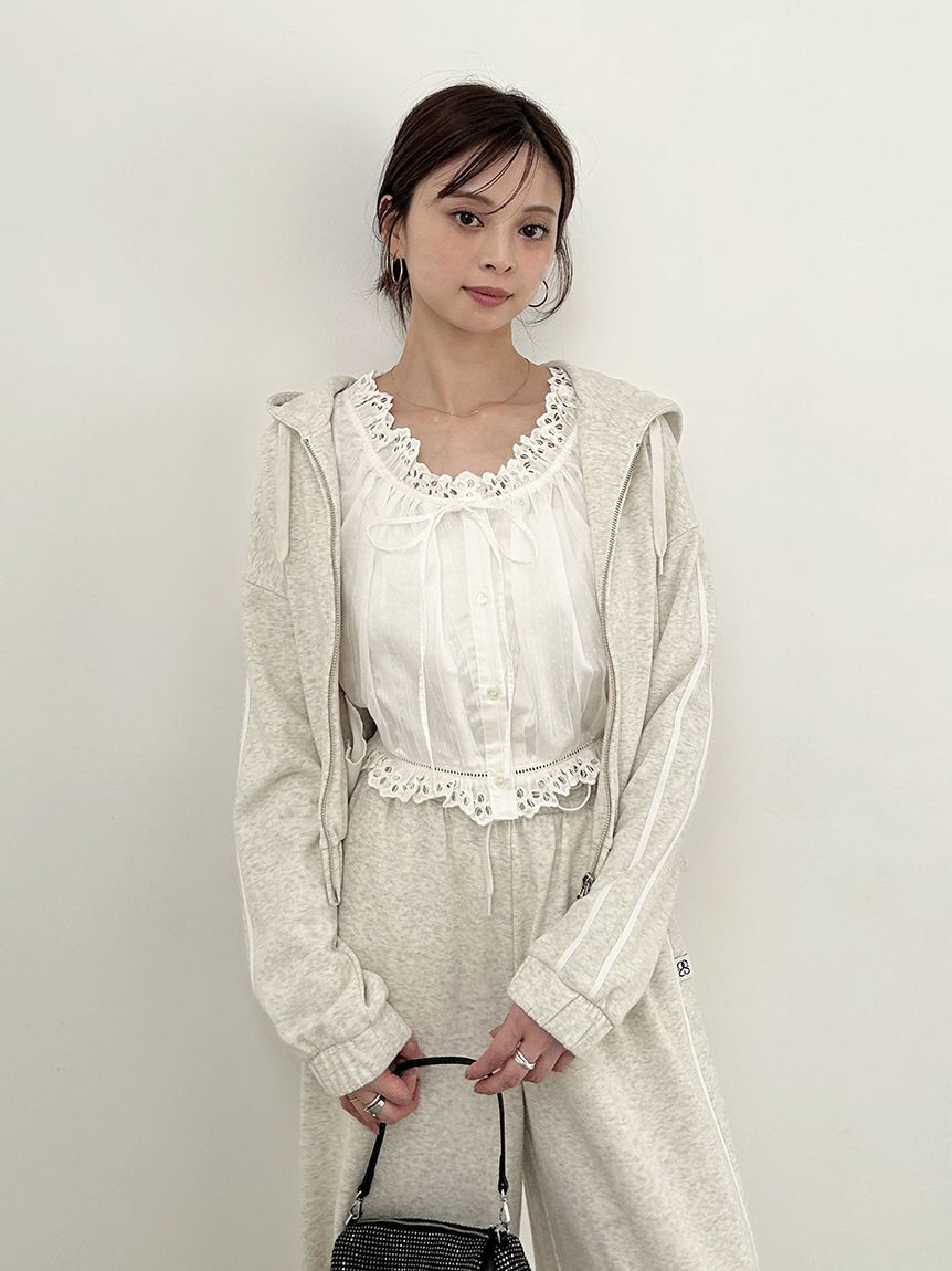 SNIDEL「【WEB限定カラーあり】UVカットフーディパーカー」|パーカー|