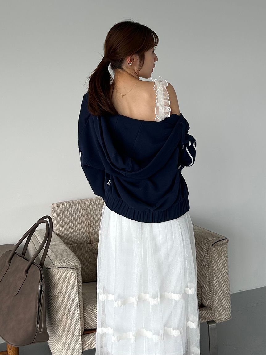 SNIDEL「【WEB限定カラーあり】UVカットフーディパーカー」|パーカー|