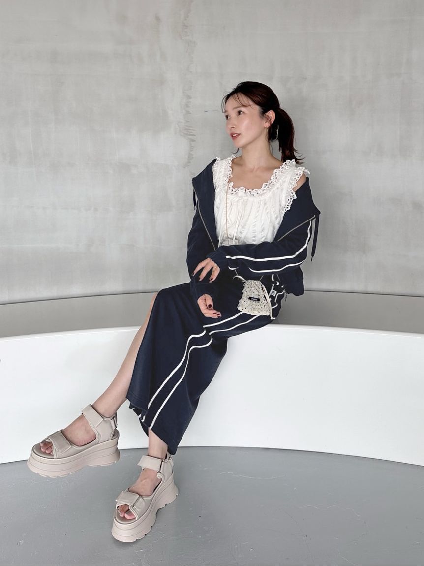 SNIDEL「【WEB限定カラーあり】UVカットフーディパーカー」|パーカー|