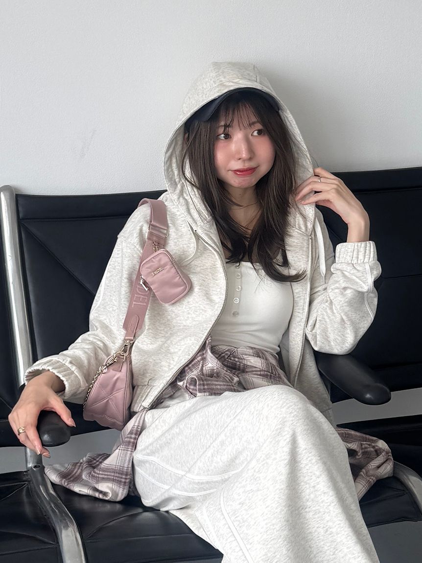 SNIDEL「【WEB限定カラーあり】UVカットフーディパーカー」|パーカー|