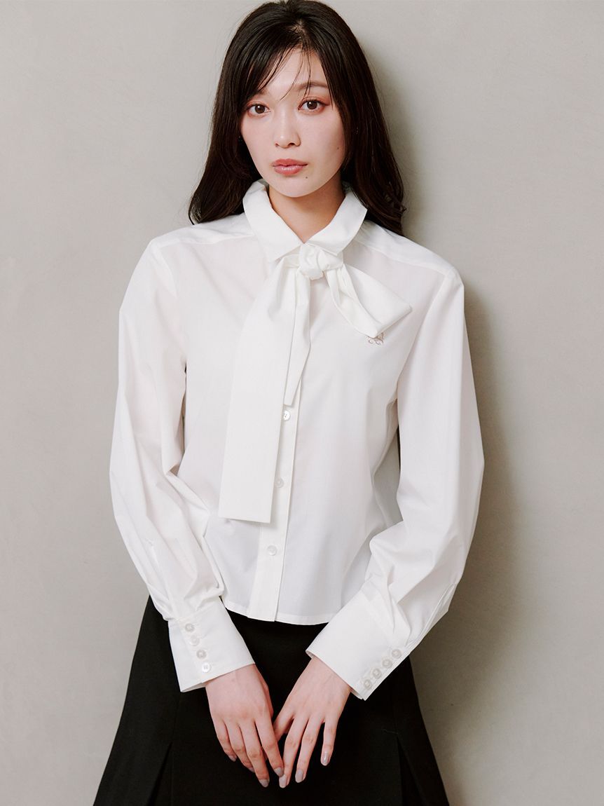 SNIDEL「ボウタイシャツ」|シャツ・ブラウス|