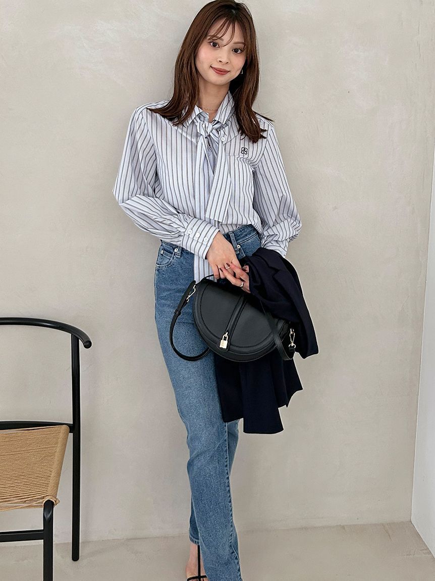 SNIDEL「ボウタイシャツ」|シャツ・ブラウス|