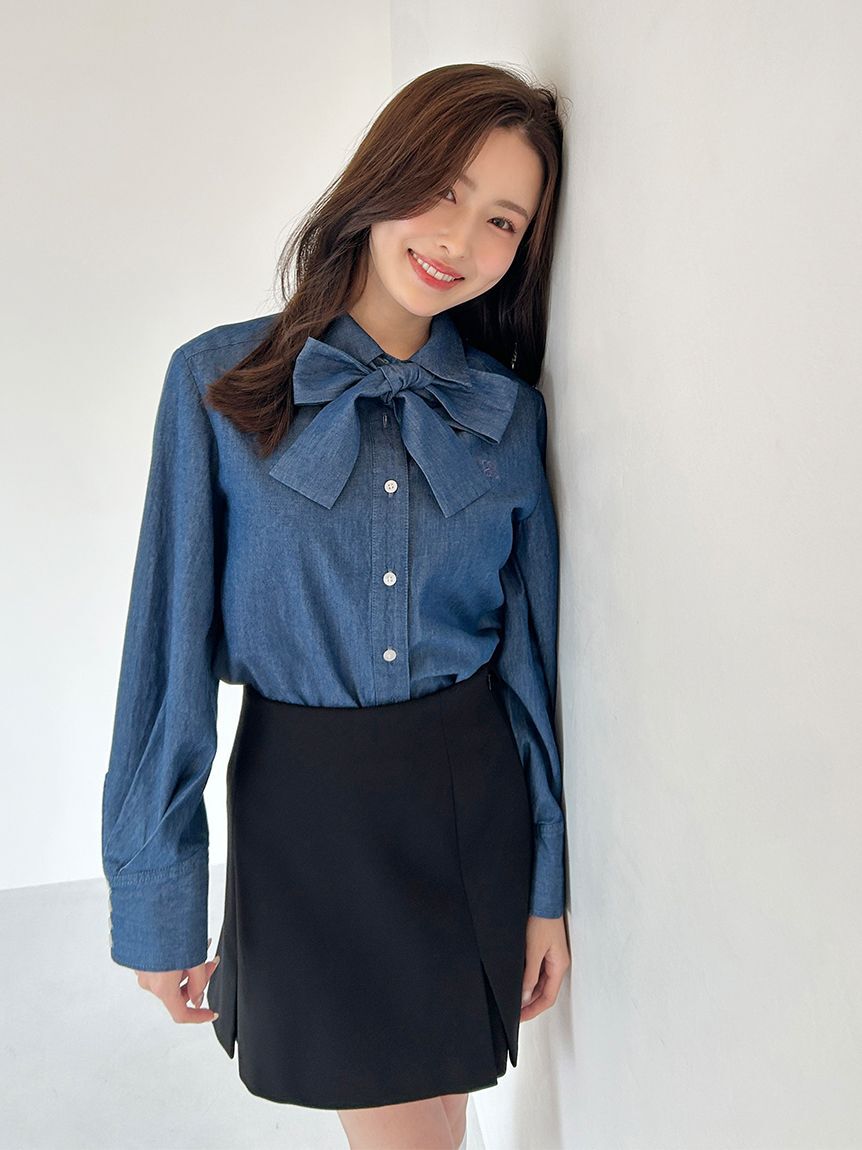 SNIDEL「ボウタイシャツ」|シャツ・ブラウス|