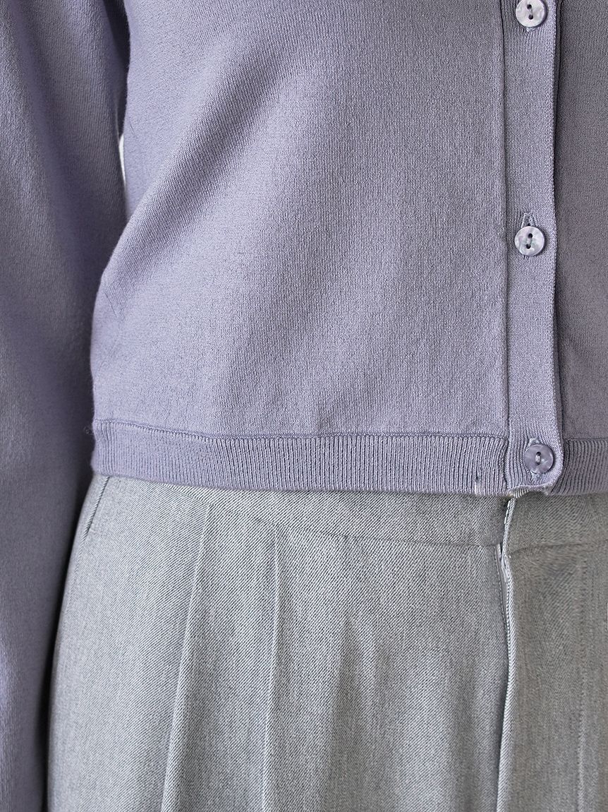 SNIDEL「シアーカラーニットカーデプルオーバー」|ニット・セーター|