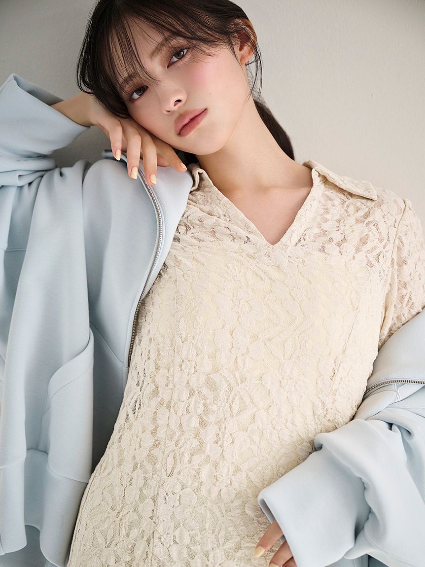 SNIDEL「エンブレムボンディングパーカー」|パーカー|