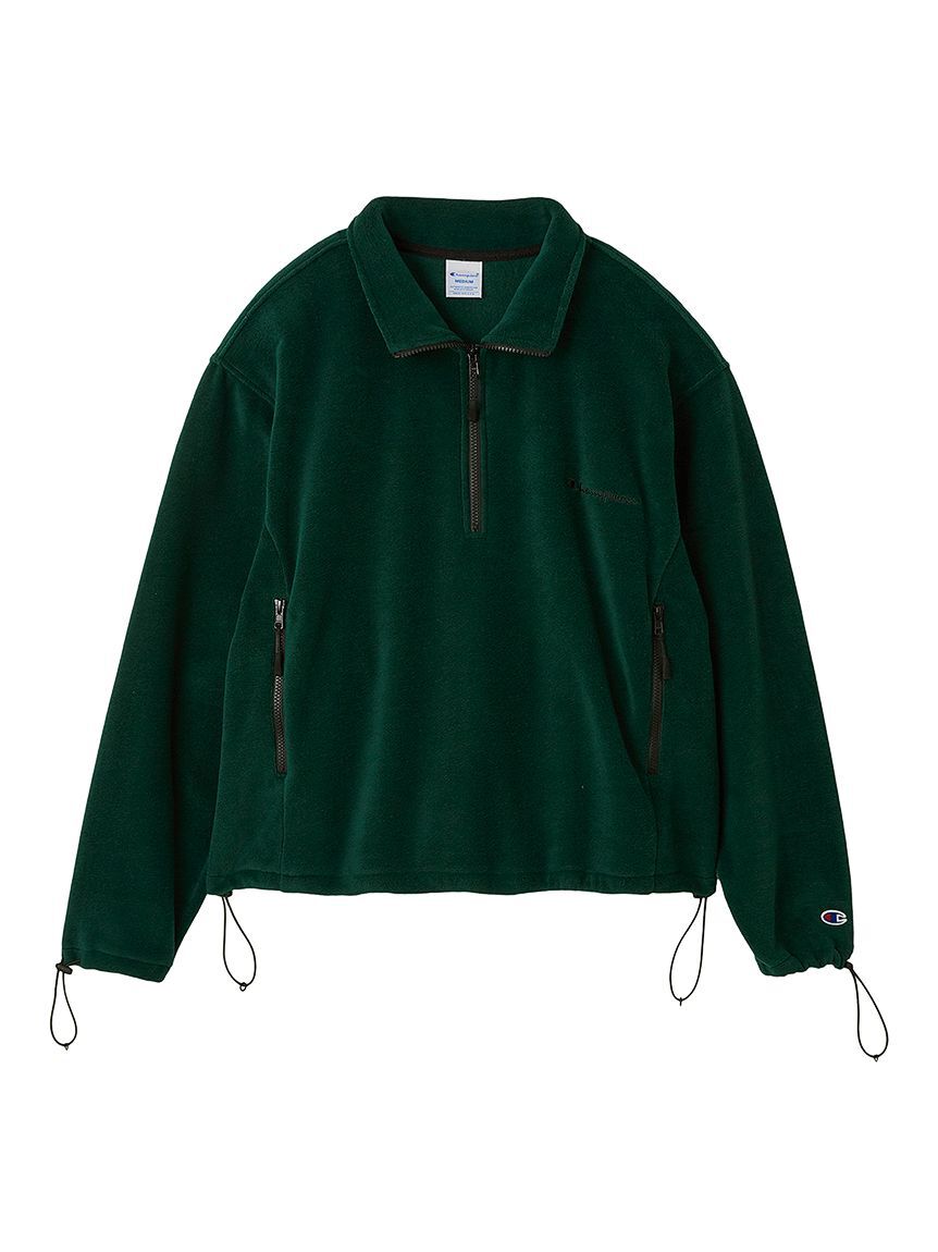 FRAY I.D「【FRAY I.D｜Champion】フリースハーフジッププルオーバー」|Tシャツ・カットソー|