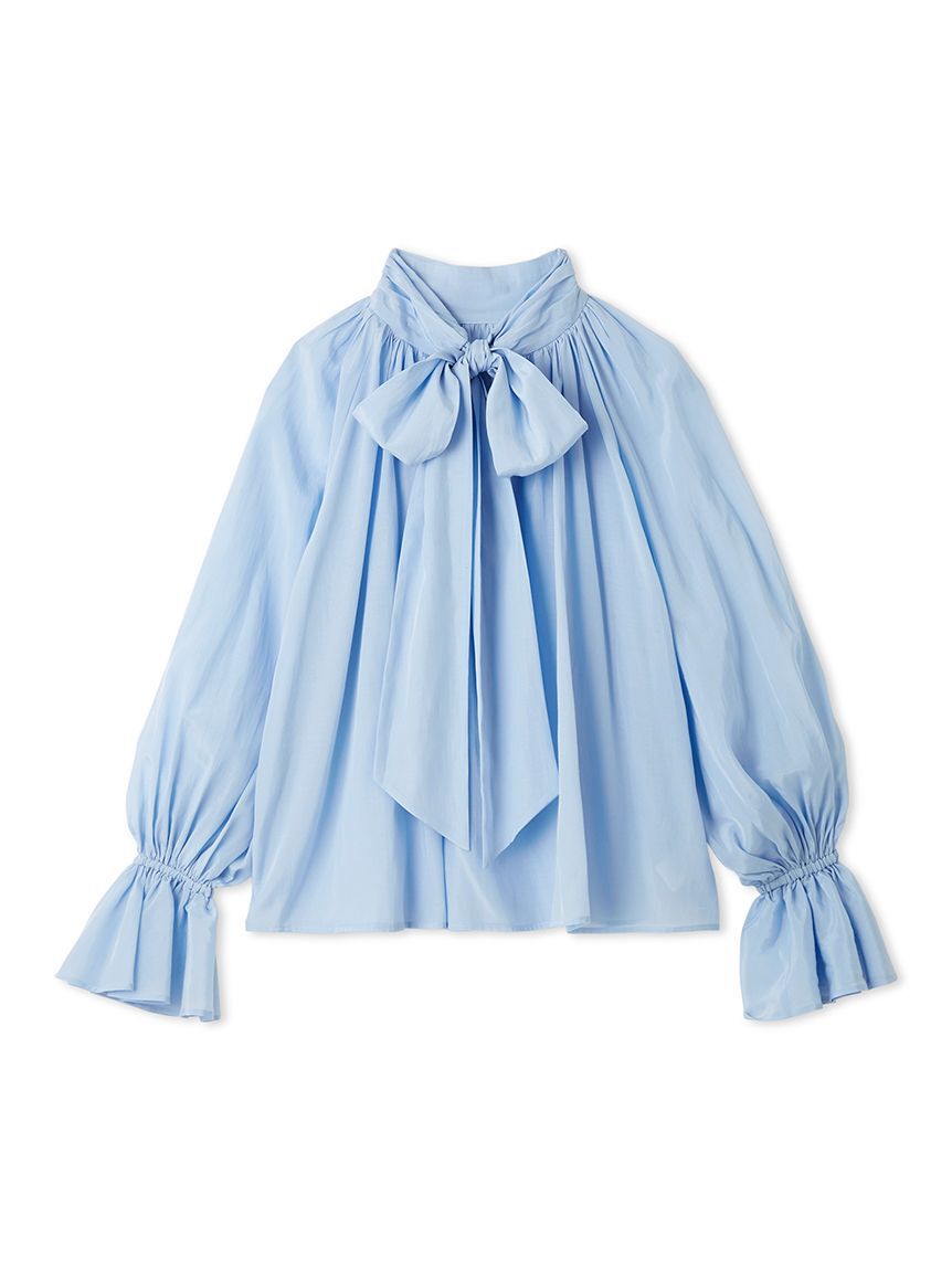 FRAY I.D「2wayシアーボウタイブラウス／ウォッシャブル」|シャツ・ブラウス|BLU