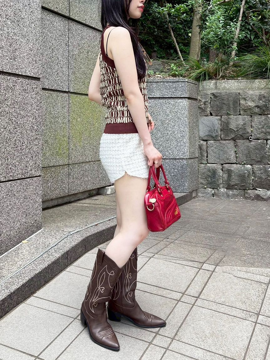 LILY BROWN「ツイードニットショートパンツ」|その他|