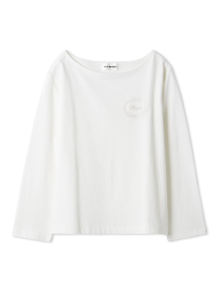 LILY BROWN「フラワーネームトップス」|Tシャツ・カットソー|WHT