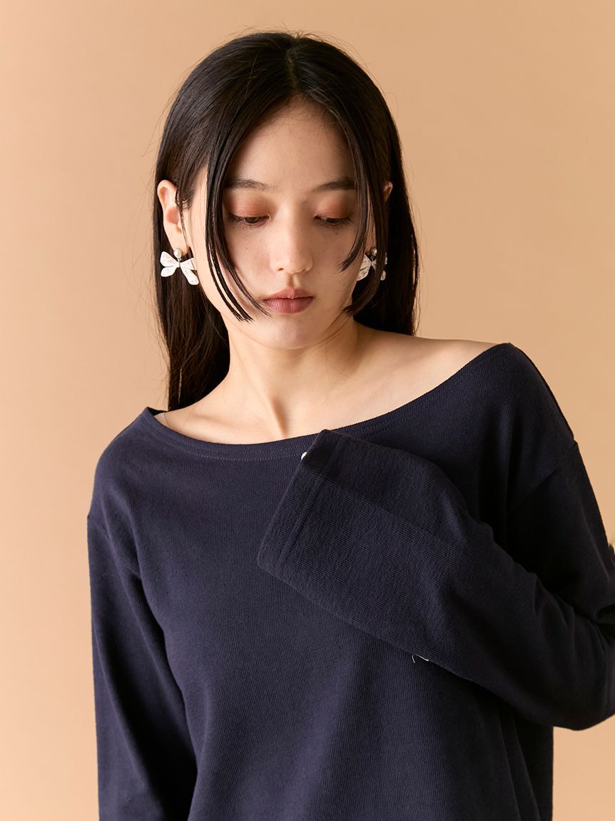 LILY BROWN「フラワーネームトップス」|Tシャツ・カットソー|