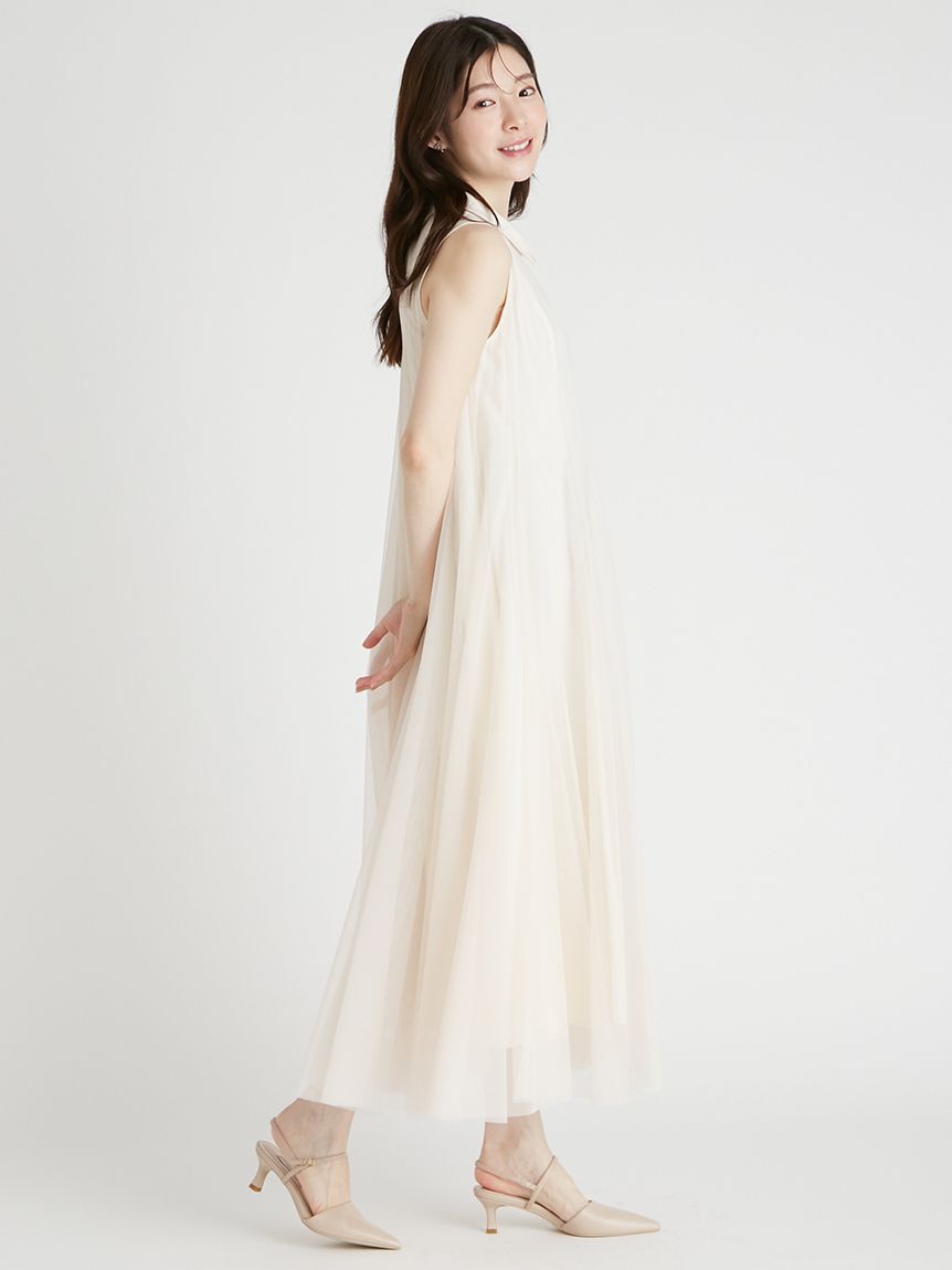 CELFORD「Aラインチュールワンピース」|ワンピース|