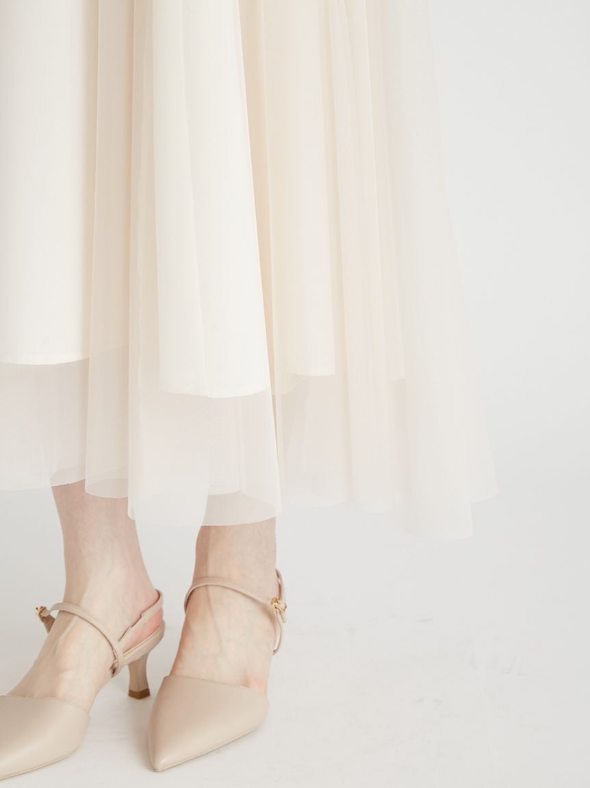 CELFORD「Aラインチュールワンピース」|ワンピース|