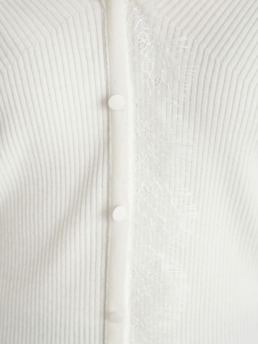 CELFORD「レーストリムニットプルオーバー」|ニット・セーター|