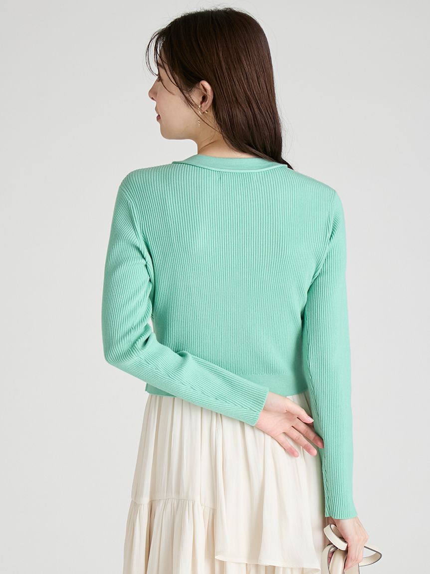 CELFORD「アシメヘムドレス＆トリムリブカーデ」|ワンピース|