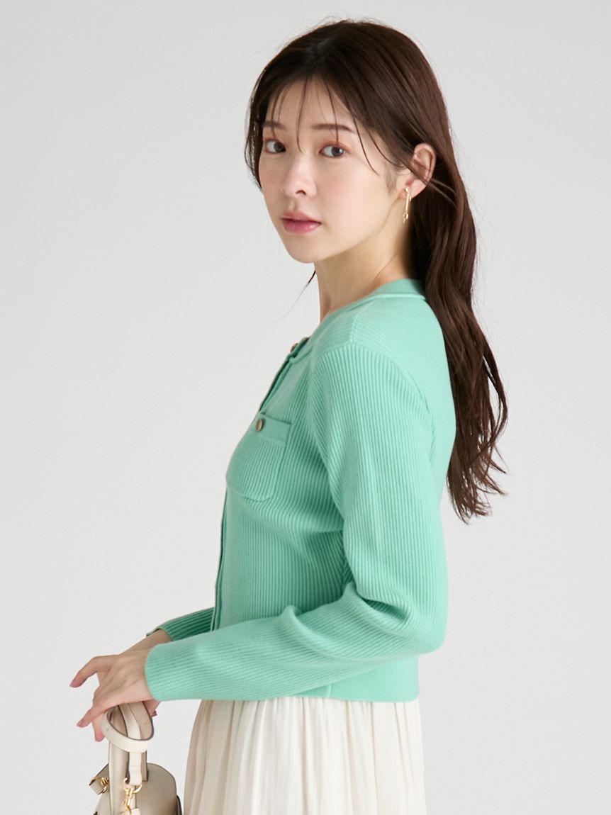 CELFORD「アシメヘムドレス＆トリムリブカーデ」|ワンピース|