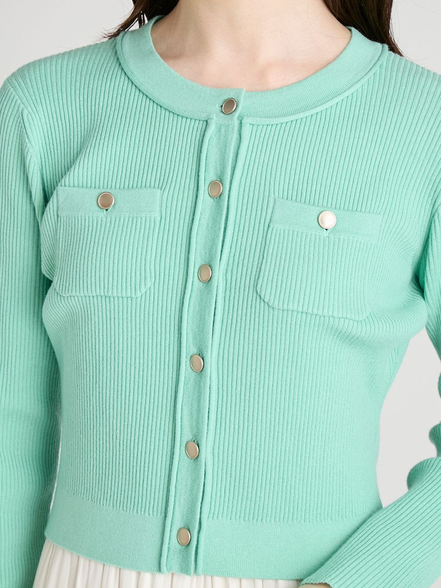 CELFORD「アシメヘムドレス＆トリムリブカーデ」|ワンピース|