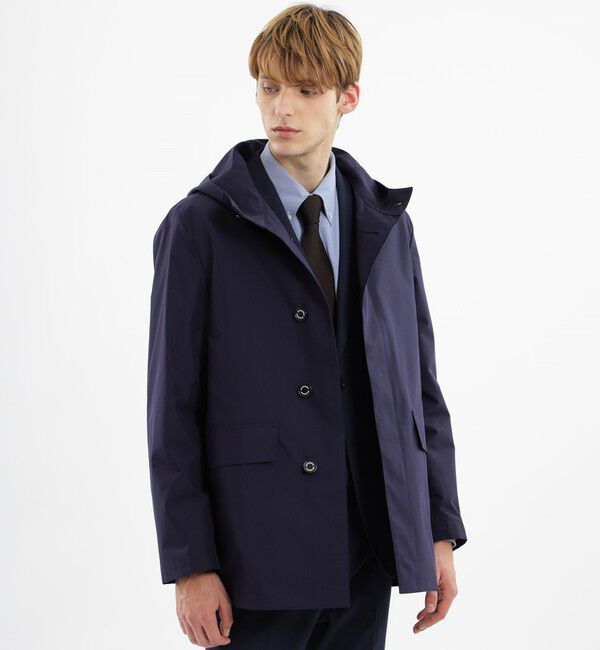 MACKINTOSH PHILOSOPHY「レインウェザークロス BRISTOL（ブリストル）ショート」|ブルゾン・スタジャン|ネイビー