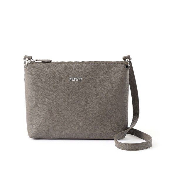 MACKINTOSH PHILOSOPHY「シンセティックシュリンクレザー 2WAYショルダーバッグ」|ショルダー・メッセンジャー|グリーン