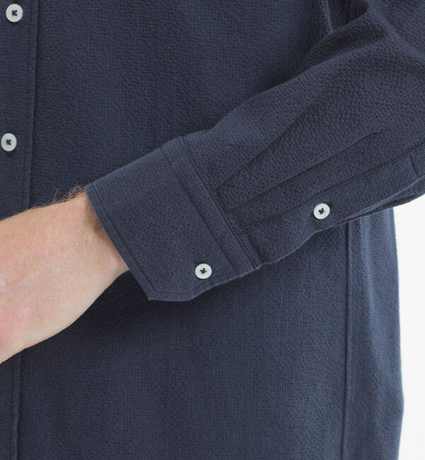 MACKINTOSH PHILOSOPHY「バッキンガムベア ボタンダウンシャツ サッカー/チェック」|シャツ・ブラウス|