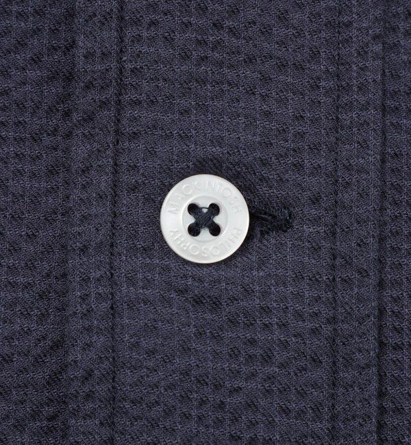 MACKINTOSH PHILOSOPHY「バッキンガムベア ボタンダウンシャツ サッカー/チェック」|シャツ・ブラウス|