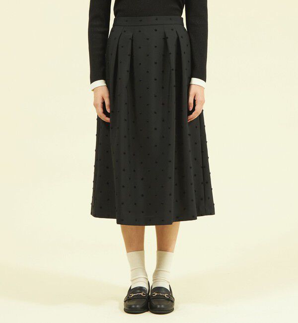 MACKINTOSH PHILOSOPHY「ドットジャガードタックスカート」|スカート|