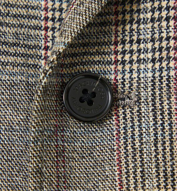 MACKINTOSH PHILOSOPHY「GREY LABEL グレンチェックブレザー」|テーラードジャケット|