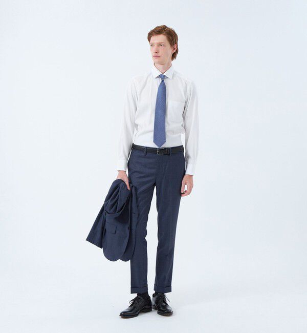 MACKINTOSH PHILOSOPHY「トロッター セミワイドシャツ 無地/ブルーバリエーション」|シャツ・ブラウス|