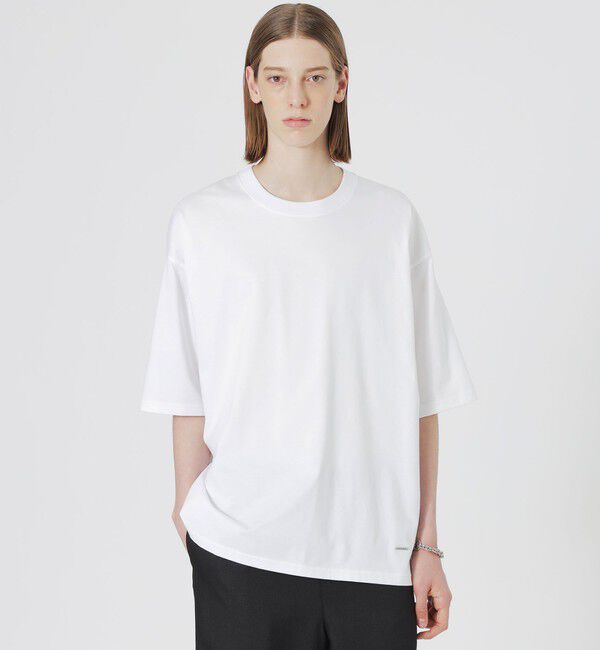  「ハイゲージビッグTシャツ」|Tシャツ・カットソー|ホワイト