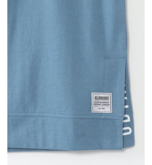 ikka kids「【キッズ】裾スリットロゴT（120~160cm）」|Tシャツ・カットソー|