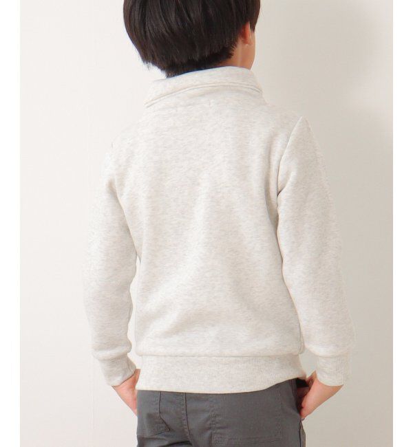 ikka kids「裏起毛袖ラインショールトレーナー（120~160cm）」|Tシャツ・カットソー|