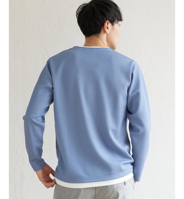 ikka「パイナップルレイヤードロンＴ」|Tシャツ・カットソー|