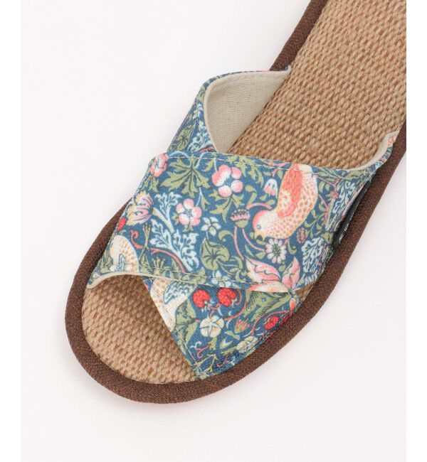 TOKYO DESIGN CHANNEL「絵画プリントモリススリッパ」|ルームシューズ|