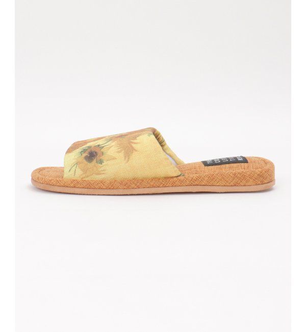 TOKYO DESIGN CHANNEL「絵画プリントゴッホスリッパ」|ルームシューズ|