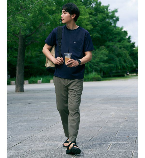 ikka「【接触冷感】速乾COOLポケットプリントTシャツ」|Tシャツ・カットソー|