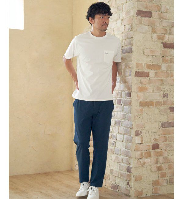 ikka「【接触冷感】速乾COOLポケットプリントTシャツ」|Tシャツ・カットソー|