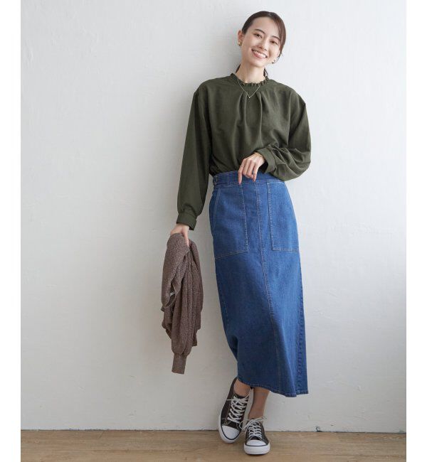 ikka「襟フリル2WAYブラウス」|シャツ・ブラウス|