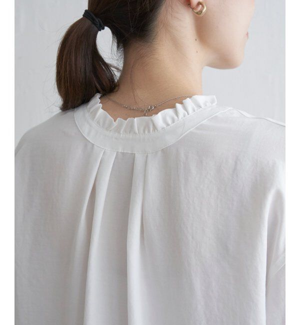 ikka「襟フリル2WAYブラウス」|シャツ・ブラウス|