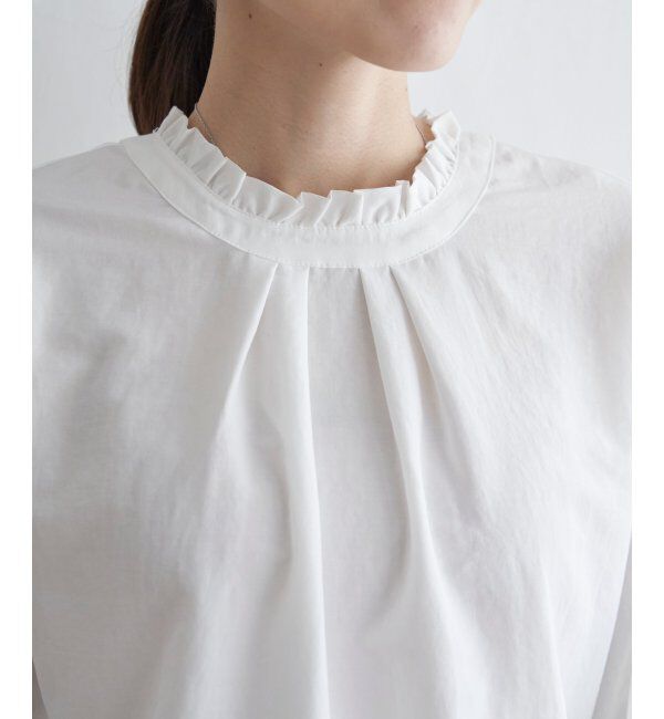 ikka「襟フリル2WAYブラウス」|シャツ・ブラウス|