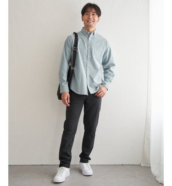 ikka「イージーケアソフトOXスイスカラーボタンダウンシャツ」|シャツ・ブラウス|