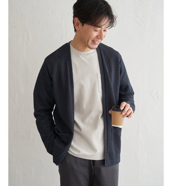 ikka「ＷフェイスＤＲＹカノコカーデ」|カーディガン|