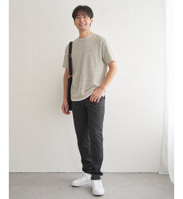 ikka「【抗菌防臭】冷感ドライワッフルフェイクT」|Tシャツ・カットソー|