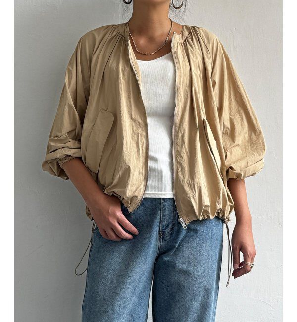 Lbc with Life「ワッシャーナイロンブルゾン」|ブルゾン・スタジャン|