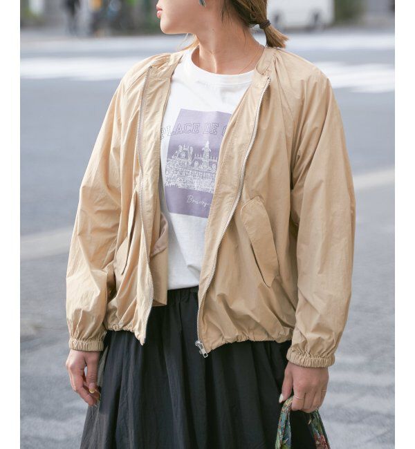 Lbc with Life「ワッシャーナイロンブルゾン」|ブルゾン・スタジャン|