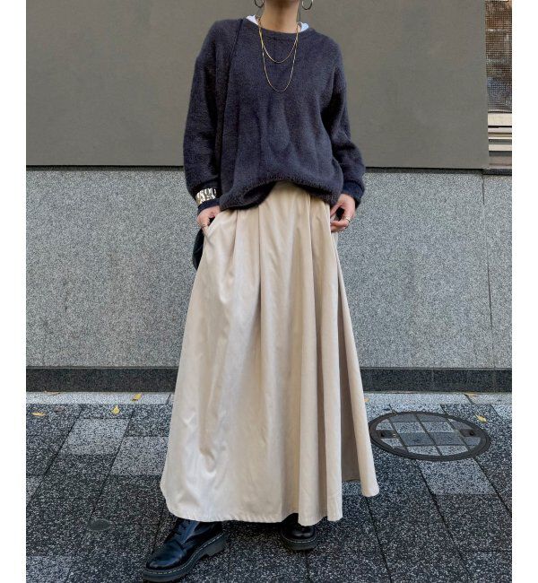 Lbc with Life「ピーチツイルベルトタックスカート」|スカート|