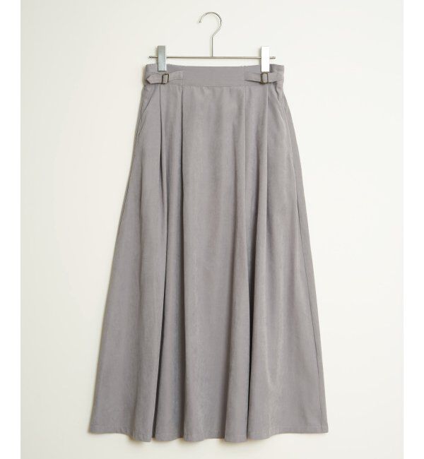 Lbc with Life「ピーチツイルベルトタックスカート」|スカート|