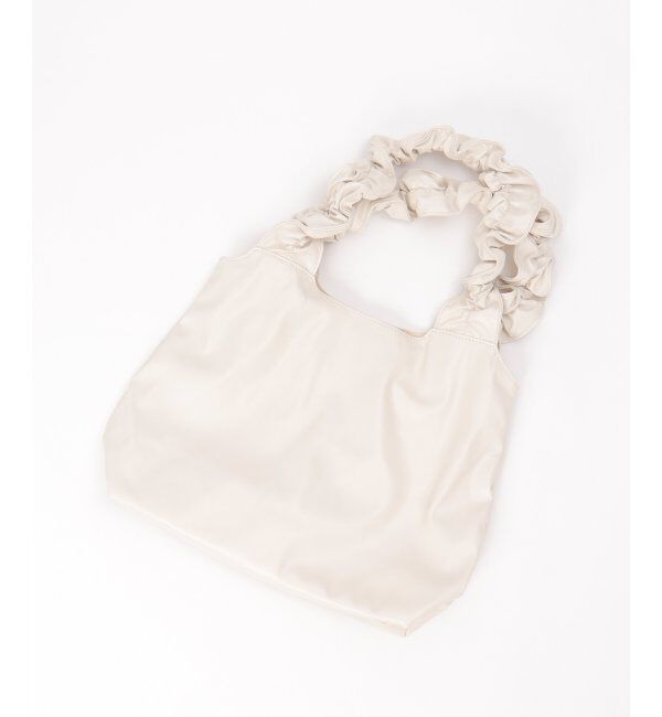 VENCE share style「合皮フリルハンドルトートバッグ」|その他|