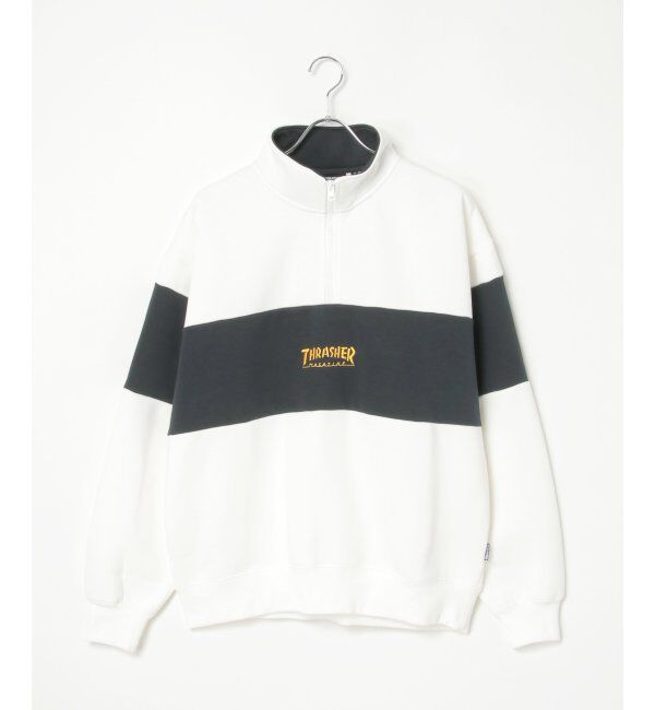 VENCE share style「THRASHER スラッシャー ハーフジップ」|スウェット・ジャージ|